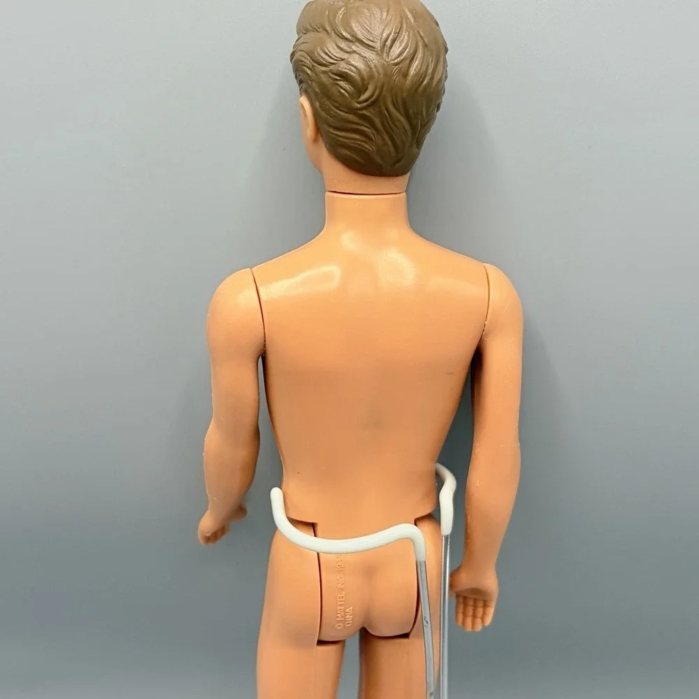 Barbie Ken Kevin Skipper Boyfriend Brunette Retired Doll For OOAK Or Play